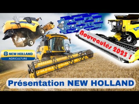 Moissonneuse batteuse : les nouveautés new holland 2023, la gamme : rdvagri machinisme