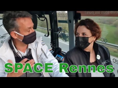 Le space, élevage et innovations : itw tracteur anne marie queemener 🚜