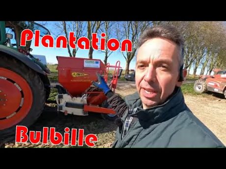 Plantation d&rsquo;oignon bulbille « wifo » mise en route et réglage.