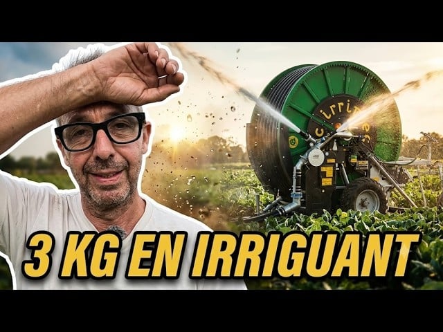 J’ai perdu 3 kg en irriguant : 48 h avec les enrouleurs