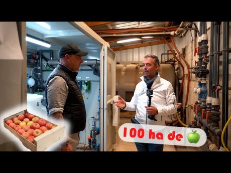 100 ha de pommiers 🍏 et kiwis 🥝 et traitement de l&rsquo;eau 💦 #cft