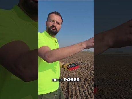 Il commande son tracteur à distance ?! 😮