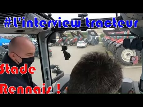 Foot et agriculture⚽ ! : itw tracteur stade rennais 🚜
