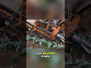 Récolte difficile: le tracteur patine dans la boue ! 🚜 #shorts