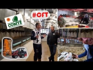 Production lait de comté, séchage en grange, une pailleuse verticale et la naissance de thierry #cft