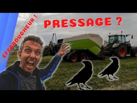 Aujourd&rsquo;hui on presse et on met un effaroucheur 😱