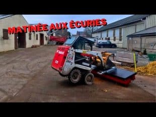 Matinée aux écuries : je teste le balai actisweep