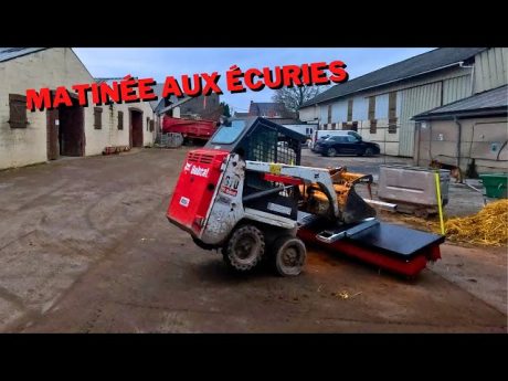 Matinée aux écuries : je teste le balai actisweep