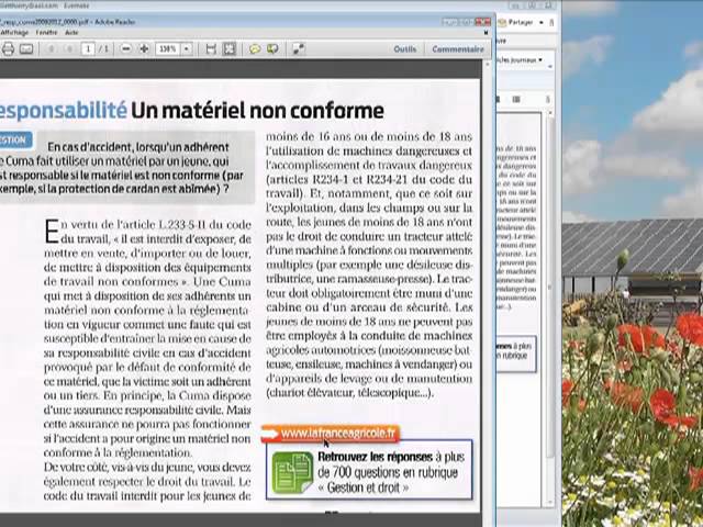 Evernote en agriculture