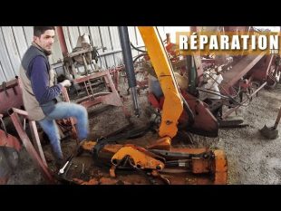 Démontage de l’épareuse cassée pour la ressouder – 2019