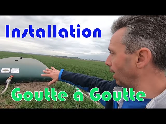Montage du goutte à goutte et gag au montage.