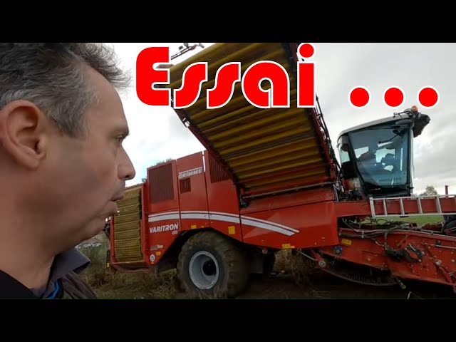 Dans la gadoue 😱 essai varitron 470 grimme 🌦