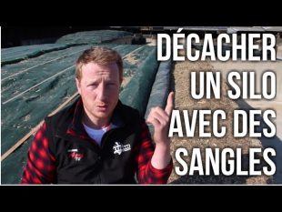 Décacher un silo avec des sangles !