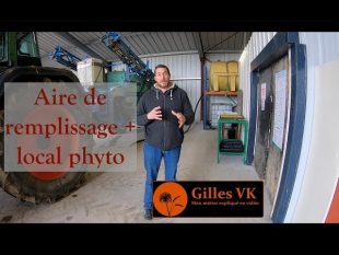 Aire de remplissage et local phytosanitaire : fin des travaux