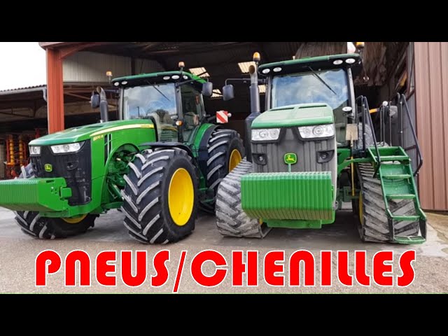 Visite de la🚜 [dams deere farm]🚜 et comparatif pneus/chenilles