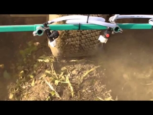 Demonstration pulverisation derriere un broyeur pdt systeme cadart