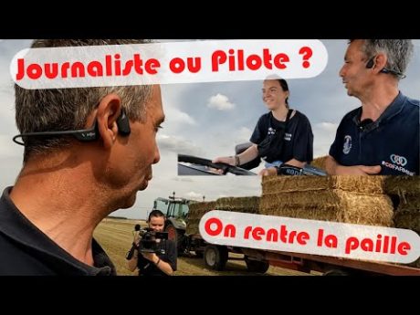 Nouvelle conductrice ou journaliste pour rentrer la paille ?