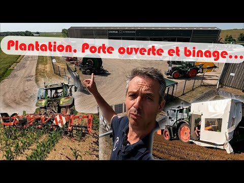 Porte ouverte de la cuma, plantation, binage et #danslesbottes