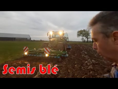 Semis de blé et gps rtk 🚜