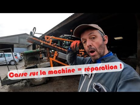 Réparation et réglage de l’arracheuse à poireaux !