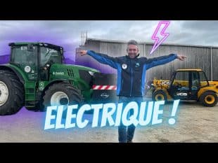 Un tracteur hydrogÈne et un valet de ferme électrique !