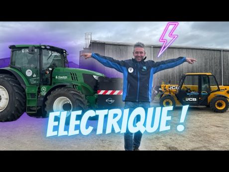 Un tracteur hydrogÈne et un valet de ferme électrique !
