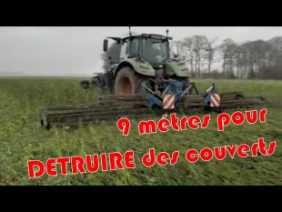 9 métres pour la destruction des couverts chez jacques de sol en caux