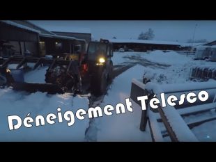Déneigement de ma cour de ferme
