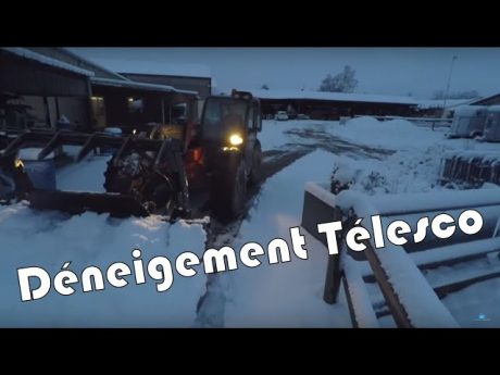 Déneigement de ma cour de ferme