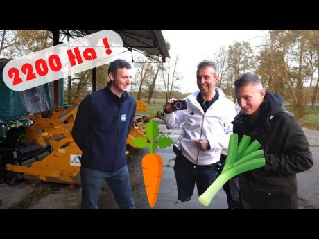 80 matériels 🚜 pour les 2200 ha de cette ferme 🥕 !#cft