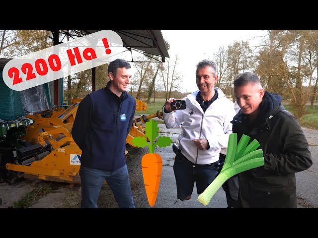 80 matériels 🚜 pour les 2200 ha de cette ferme 🥕 !#cft